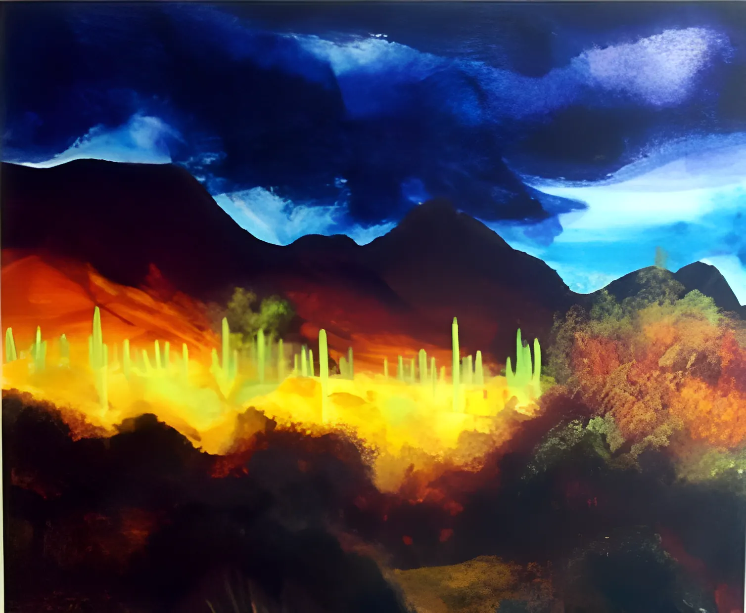 Artwork from Mary Jill Alice Roe Bennett used to introduce the timeline page