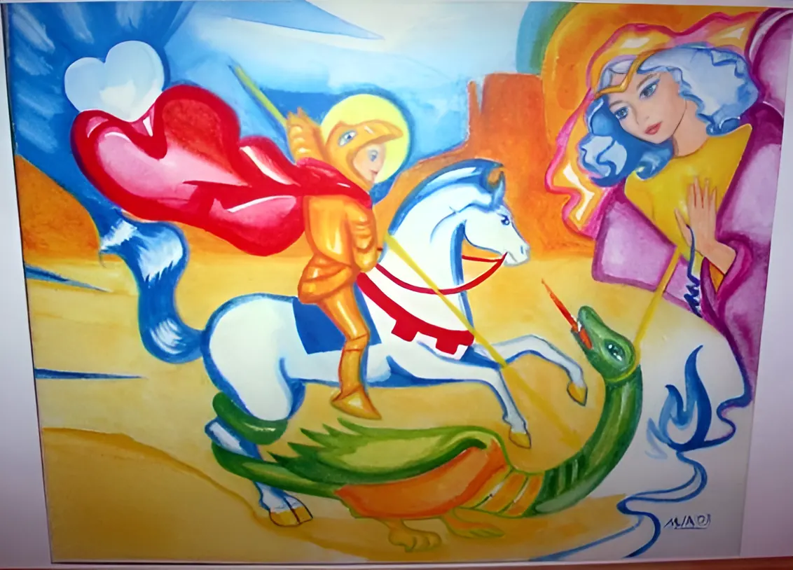 Artwork from Mary Jill Alice Roe Bennett used to introduce the Chocolate Warrior page